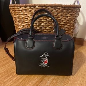 Limited Edition - COACH - Mickey Mouse Bennett Satchel Tote Bag